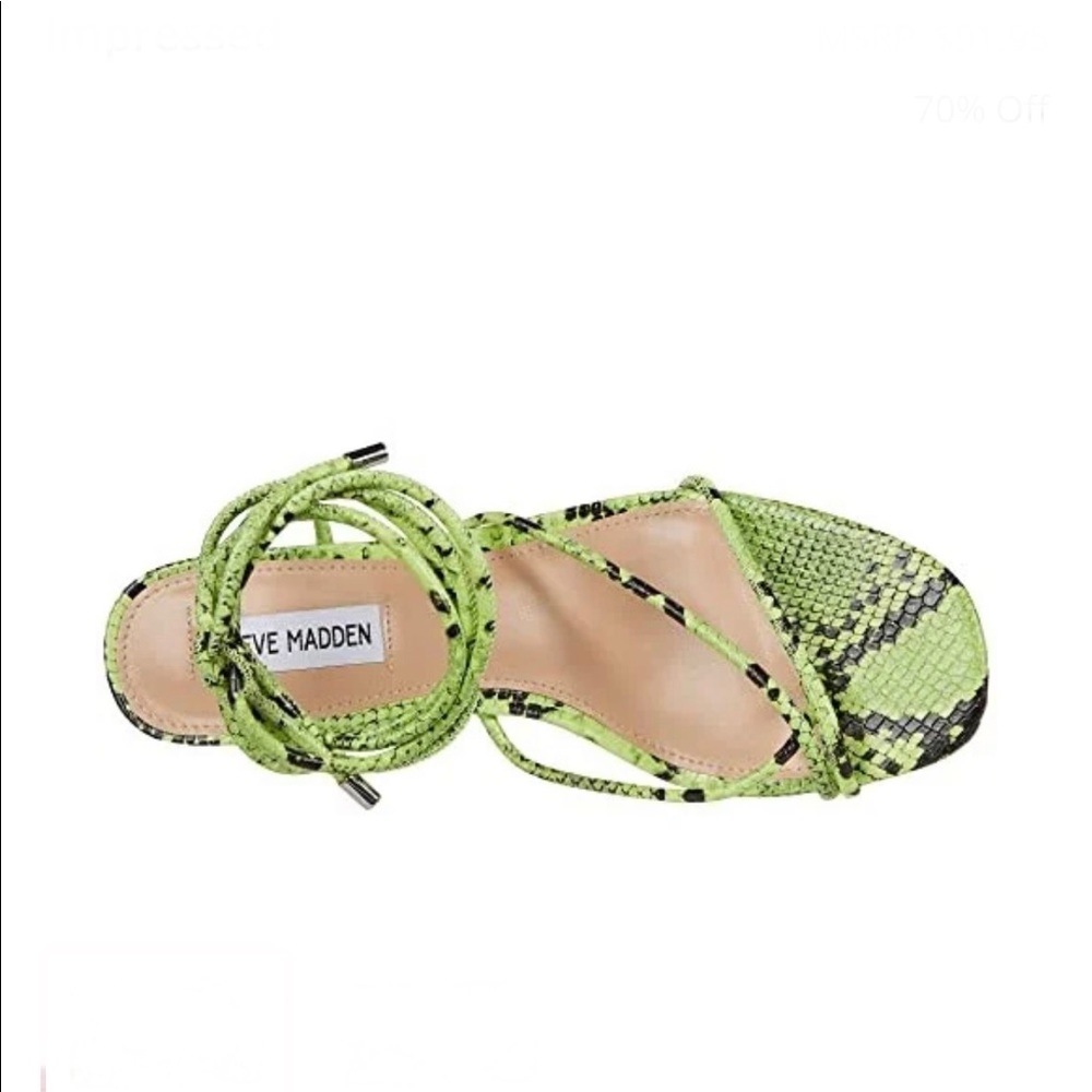 NWT Steve Madden Impressed Lace Up Sandal - Picture 2 of 12